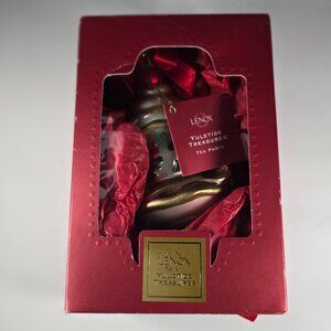 Beautiful Christmas Tree Ornament, a Tea Cup with a Top, New in the Box by Lenox